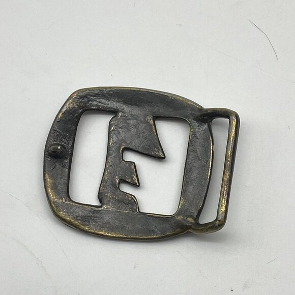 Vtg Cub Boy Scout BSA Bear Lot Neckerchief‎ Slide Brass & Explorer E Belt Buckle - Picture 14 of 14